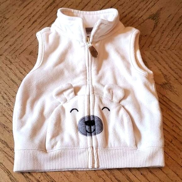 9 month boys bear vest by Carter's - Picture 1 of 3